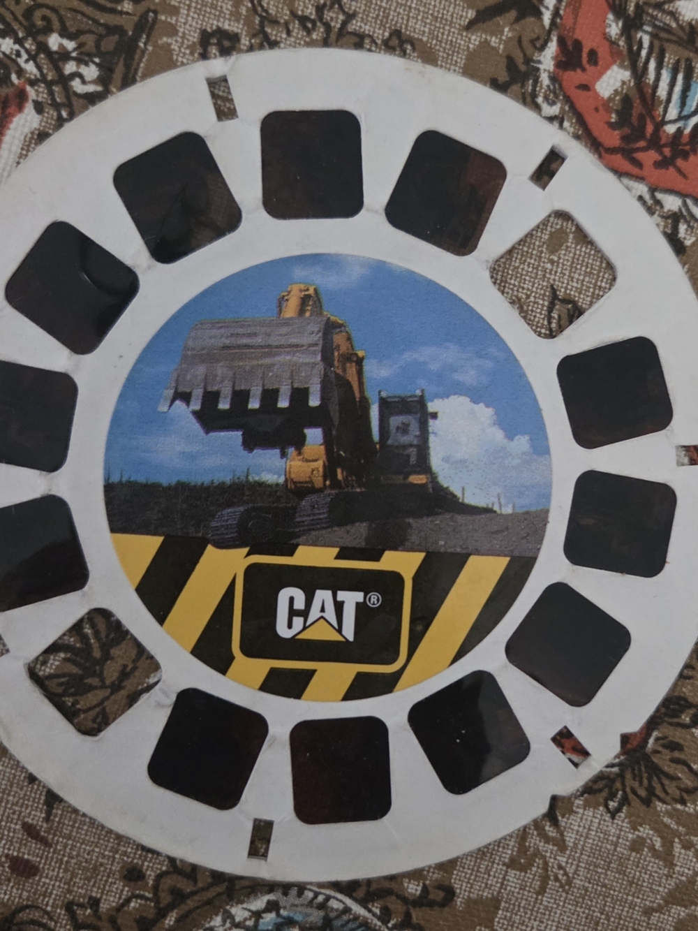 vintage 1997 Official Caterpillar Inc. View-Master stereo reel
